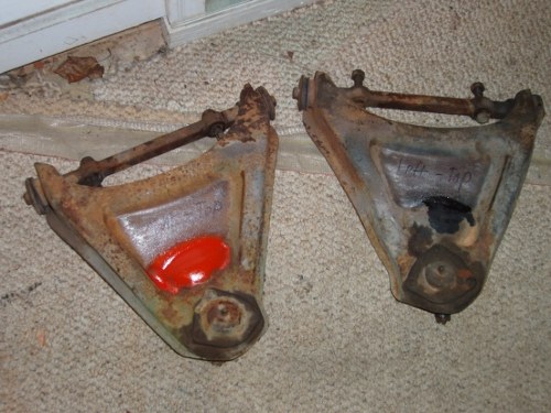 1968 Corvette upper arms removed
